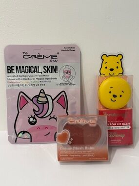 the CRÈME shop Trio - Be Magical Face Mask, Macaron Lip Balm, Cremè Blush Balm